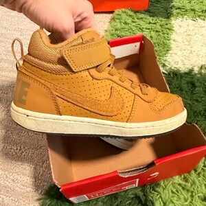 Nike Court Borough Mid “Wheat” Sneakers Kids